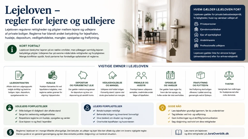 Lejeloven – regler for lejere og udlejere