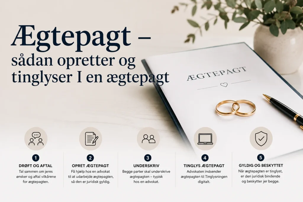 opret og tinglys ægtepagt